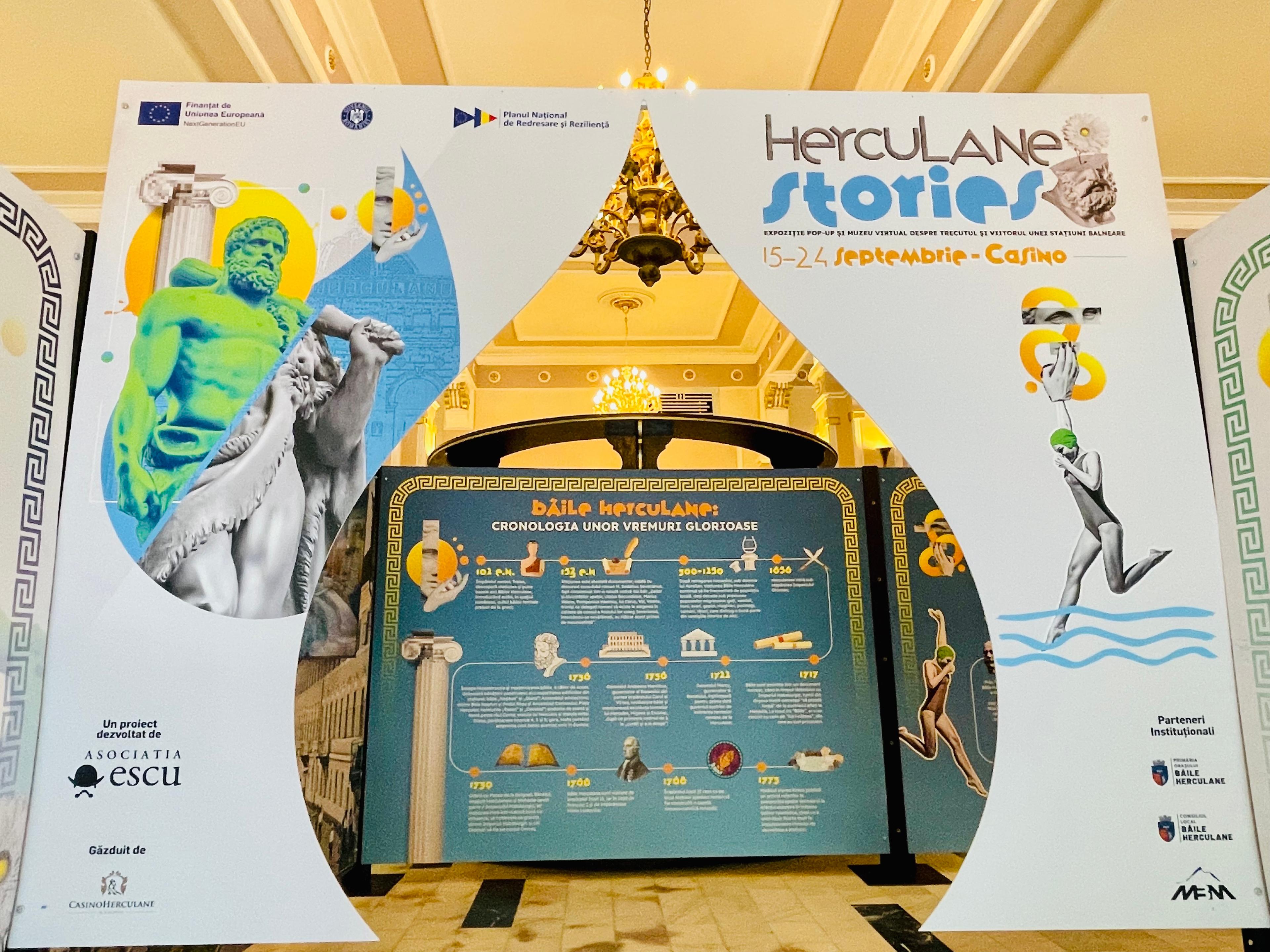 Expoziție pop-up Herculane Stories